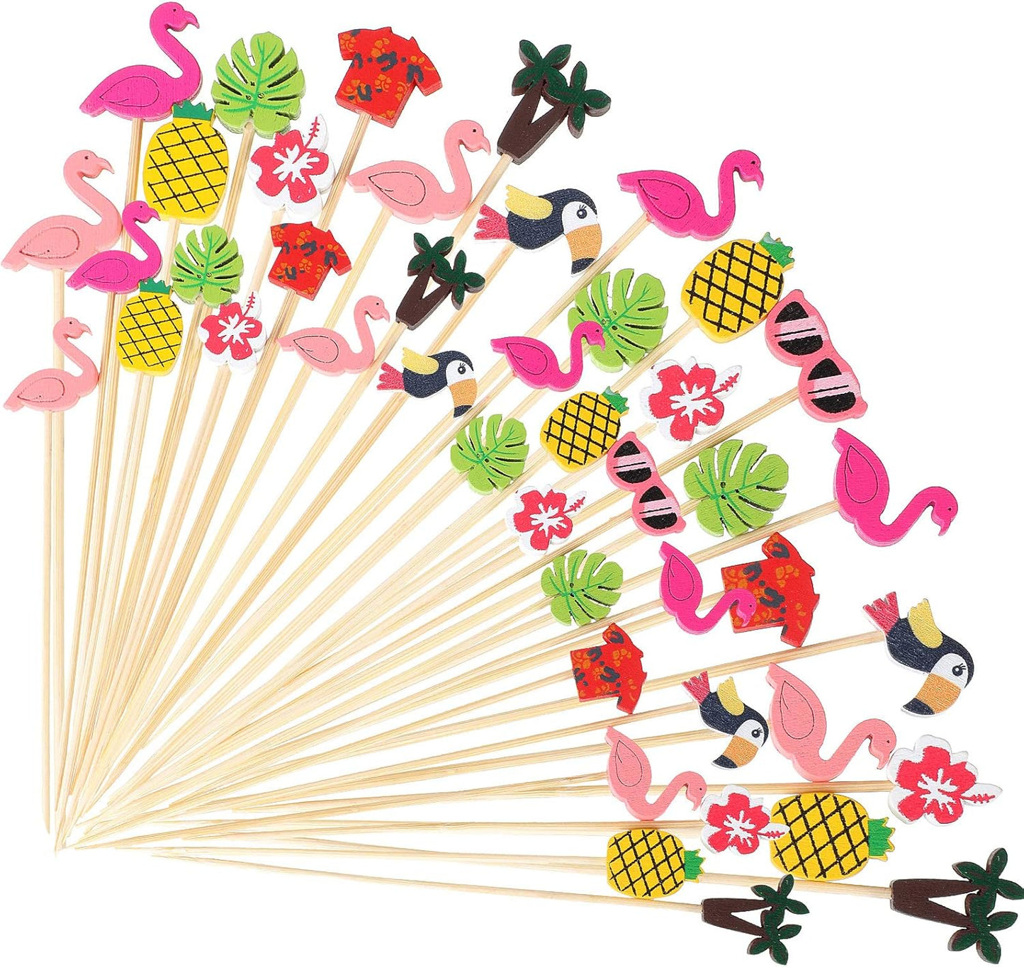 Tropical Cocktail Bamboo Picks for Luau Fun!