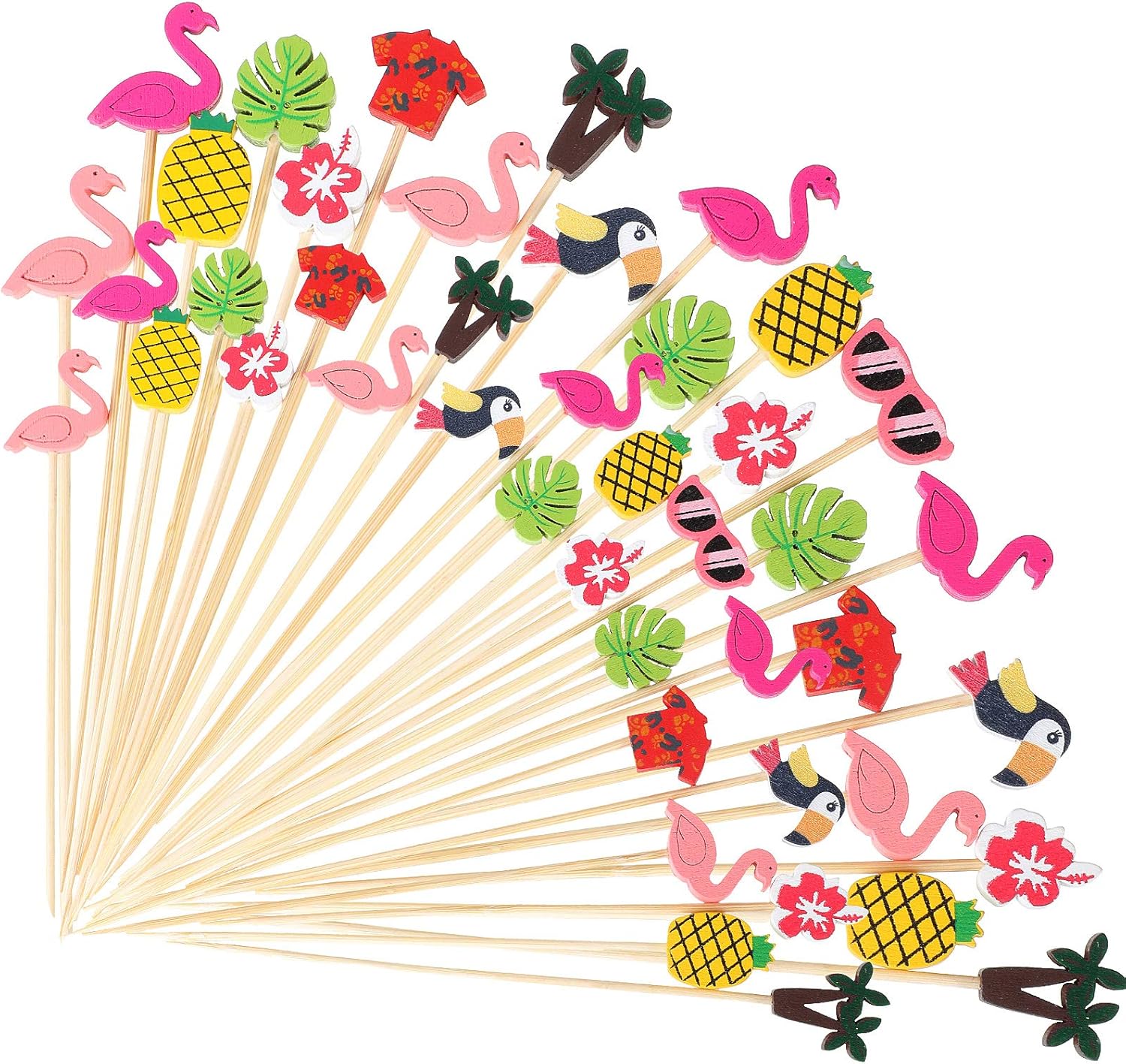 Tropical Cocktail Bamboo Picks for Luau Fun!