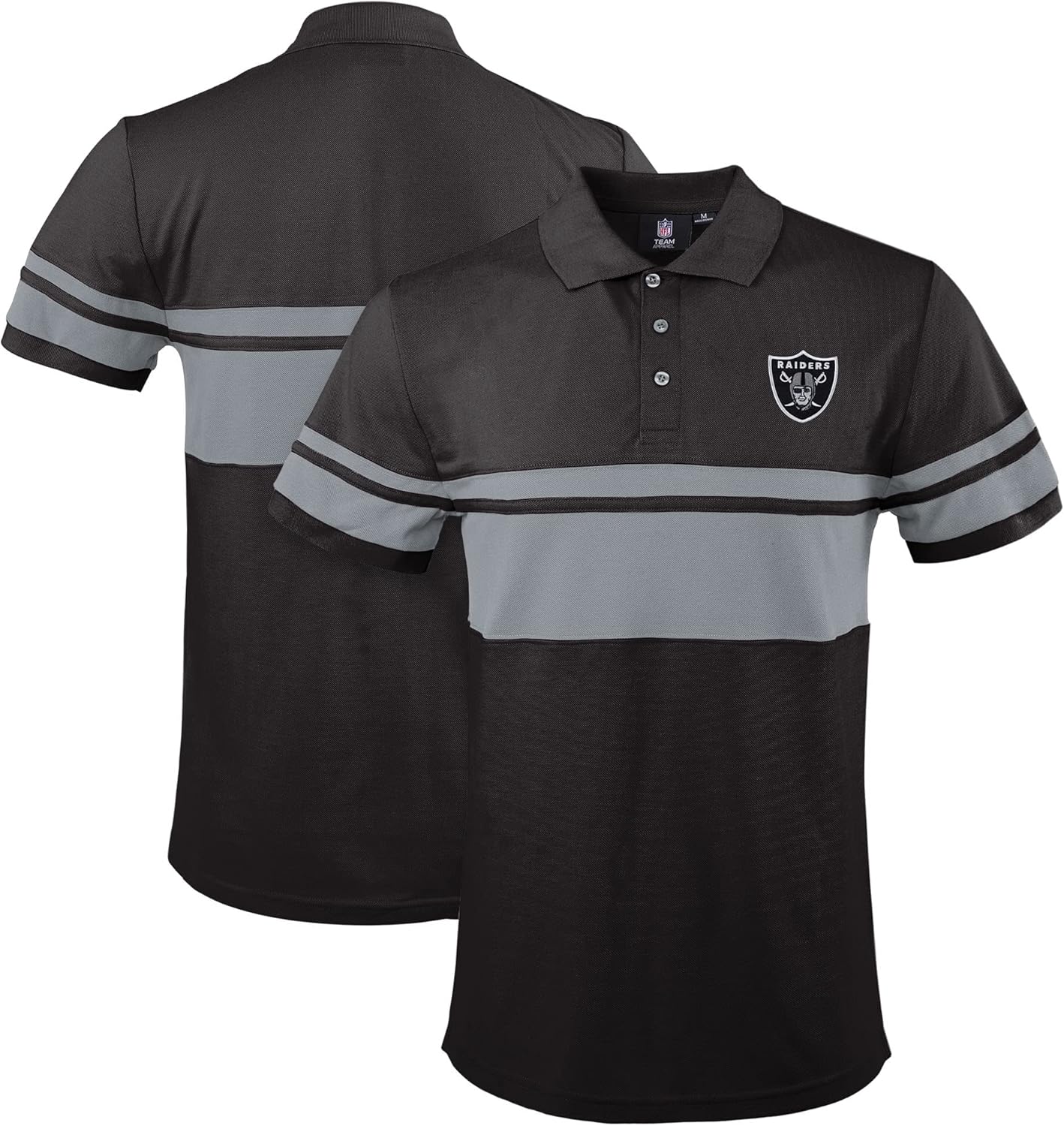 FOCO NFL Football Team Color Chest Stripe Men's Polo Shirt Review