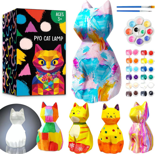 DIY Cat Lamp Kit for Kids - Creative Night Light