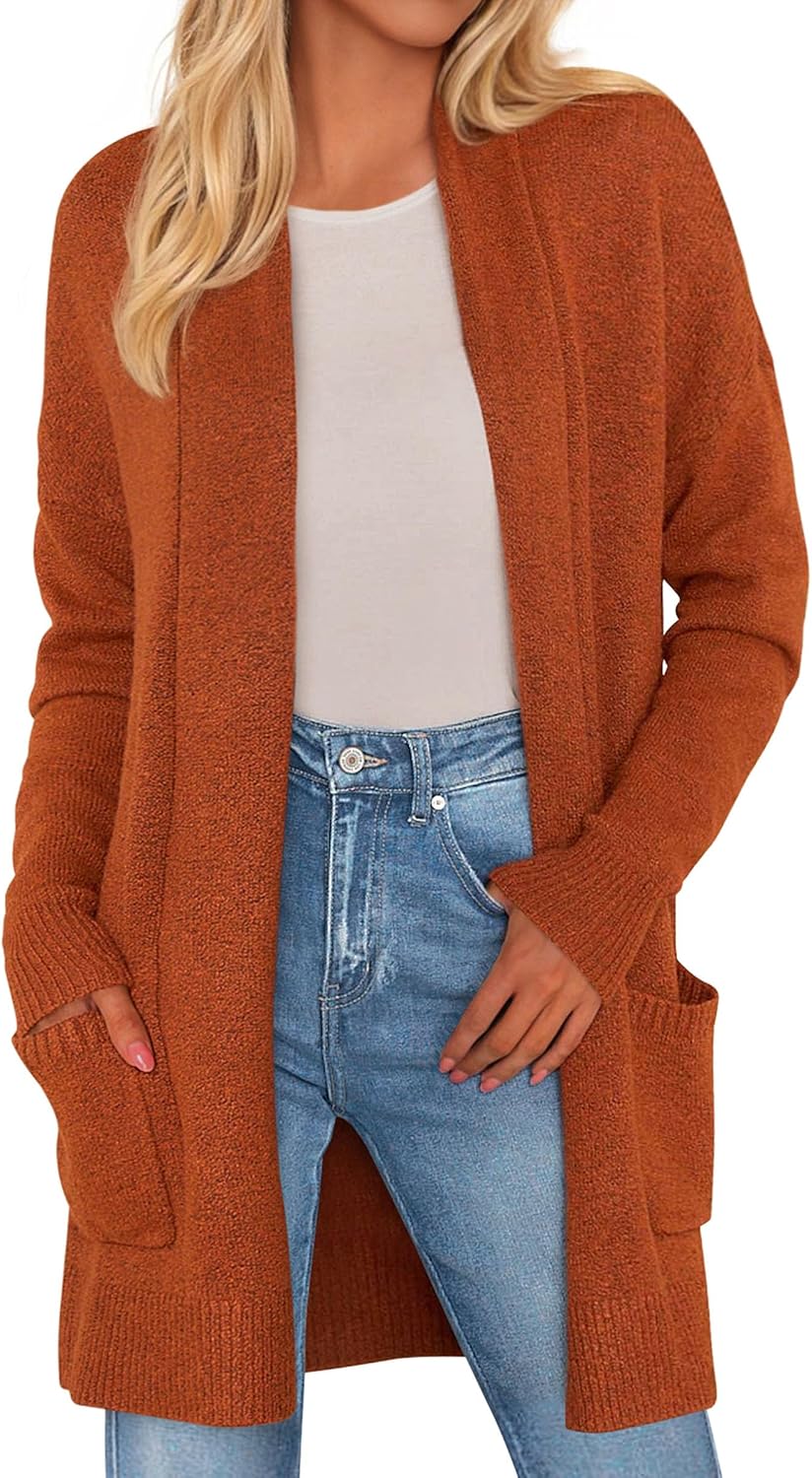 PRETTYGARDEN Women's Cozy Knit Cardigan for Fall and Winter