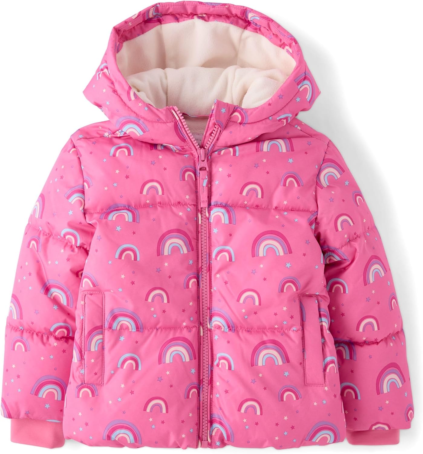 Medium Weight Wind-Resistant Puffer Jacket for Toddlers