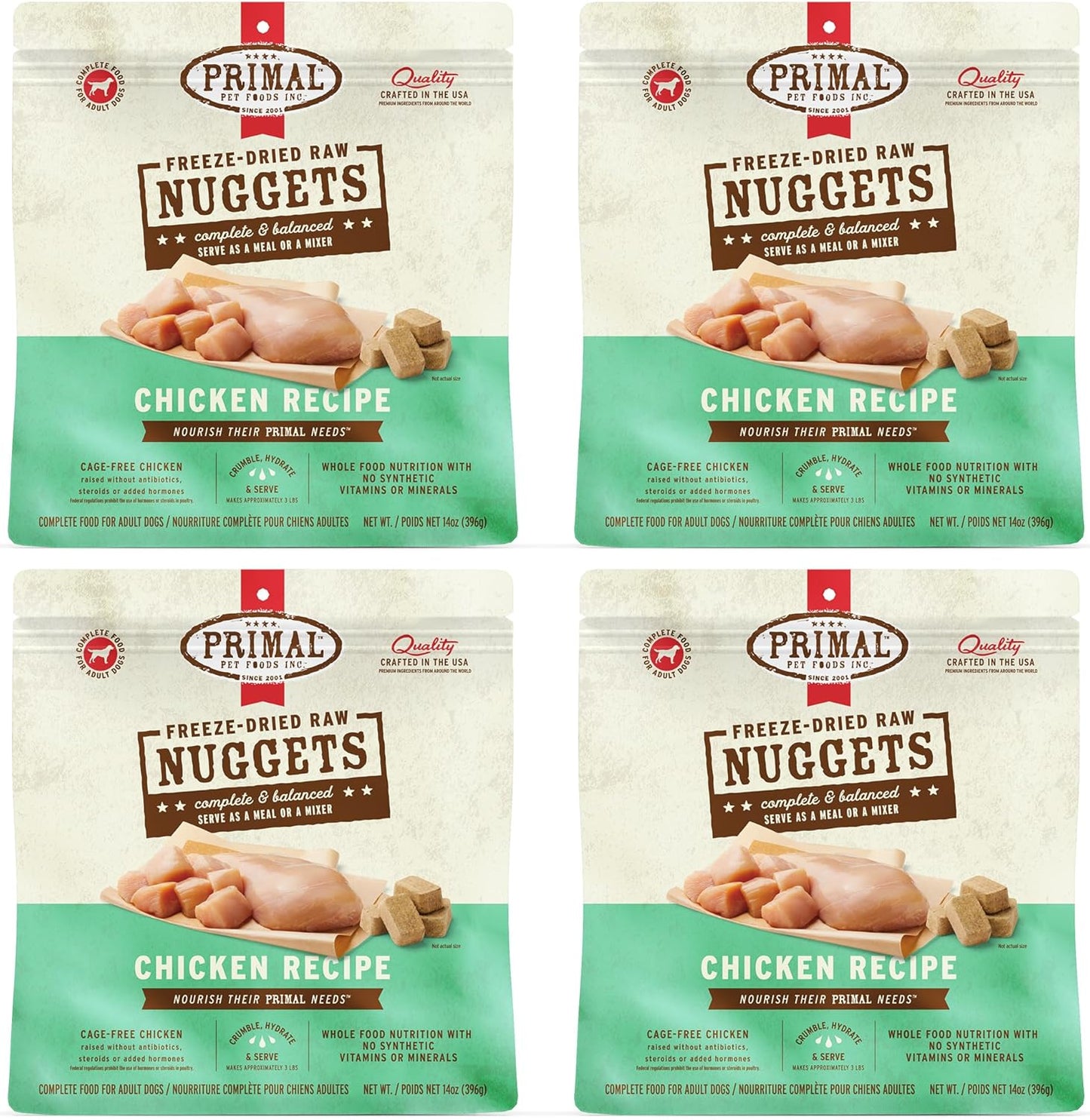 Primal Freeze Dried Dog Food Nuggets, Healthy Grain Free Meal