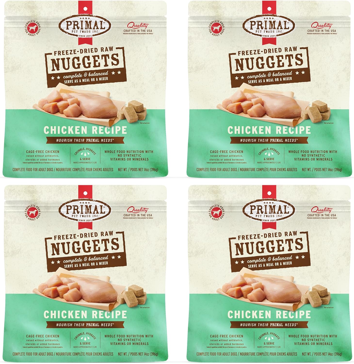 Primal Freeze Dried Dog Food Nuggets, Healthy Grain Free Meal