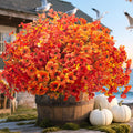 20 Bundles UV Resistant Artificial Fall Flowers Outdoor - Fuller