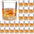 Old Fashioned Whiskey Glasses 24 Pack 10 oz - Bulk Rocks Glasses Gift