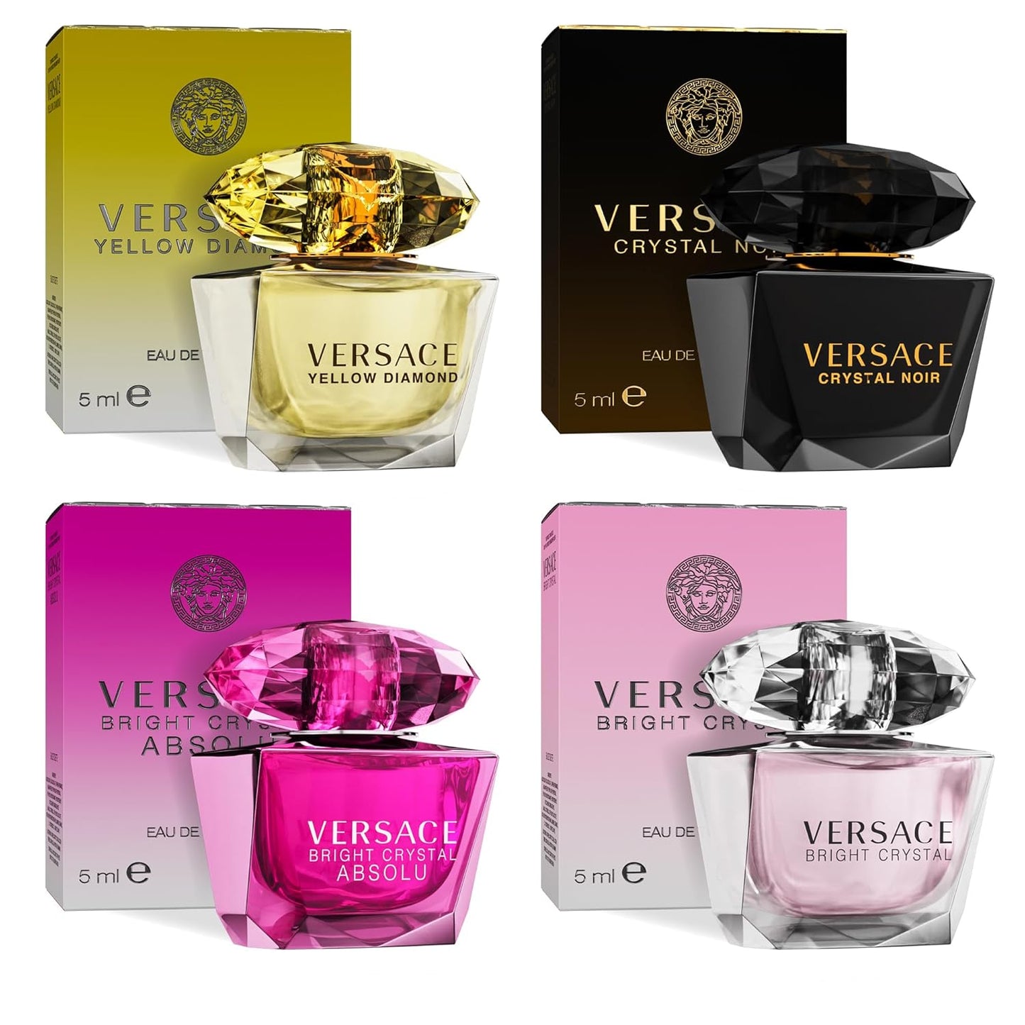 Versace Perfume for Women Set of 4 Mini Fragrance Samples