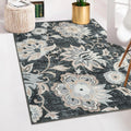 Beeiva Floral Large Carpet for Bedroom - Non Slip Vintage Rug