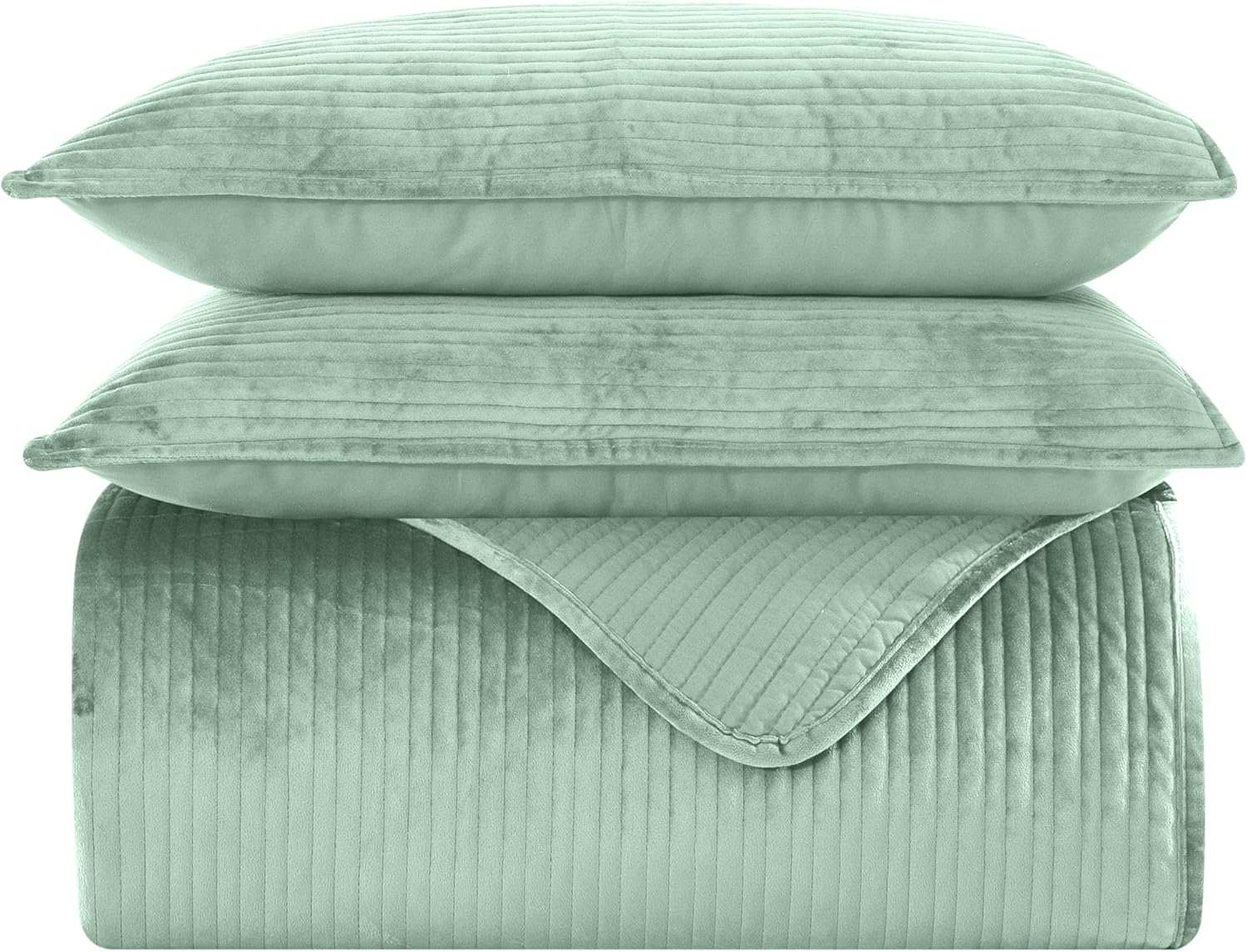 Elegant Comfort Luxury Velvet Corduroy Stripe Quilt Set Review