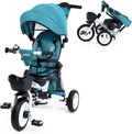 JMMD Baby Tricycle 7-in-1 Folding Kids Trike - Adjustable Parent