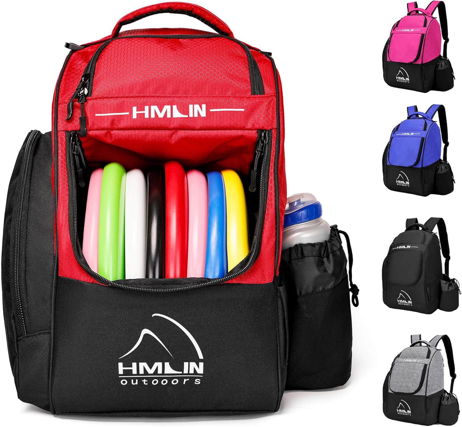 Compact 20-Disc Capacity Disc Golf Backpack by HMLIN OUTDOORS