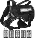 WINSEE Tactical Dog Harness for Medium Dogs - Heavy Duty MOLLE Vest