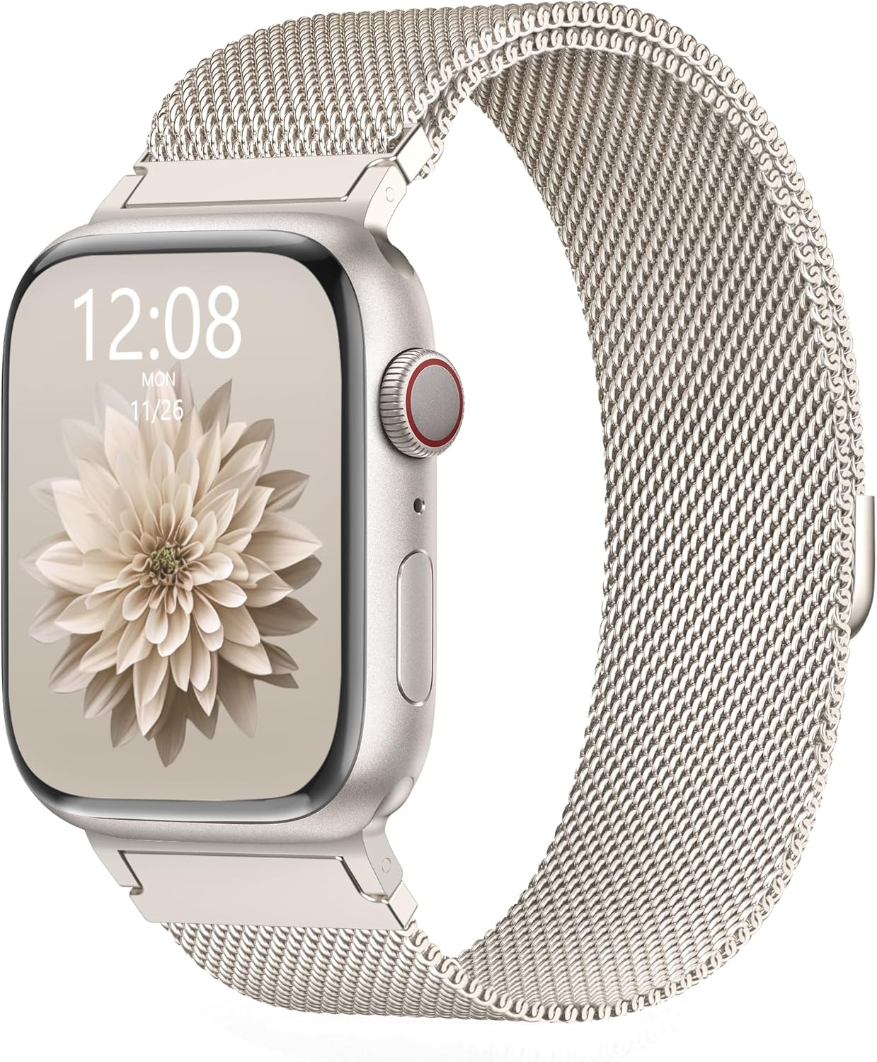 Magnetic Stainless Steel Milanese Loop Band for Apple Watch 38-49mm by WANLISS