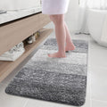 Arotive Microfiber Bathroom Rug 54x24 - Thick Shaggy Absorbent Mat