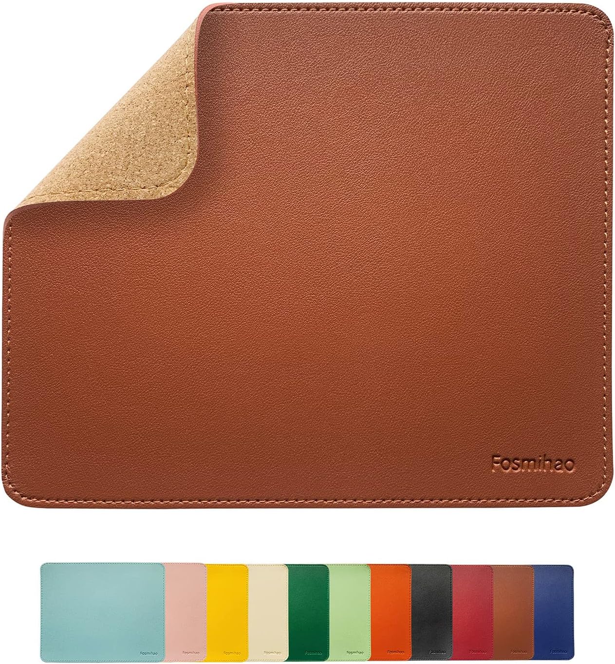 Waterproof Leather Mouse Pad - Dual-Sided, Ultra Thin