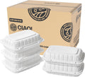 MFPP 9x6x3 in White Hinged Container 1 Compartment - Sturdy Takeout