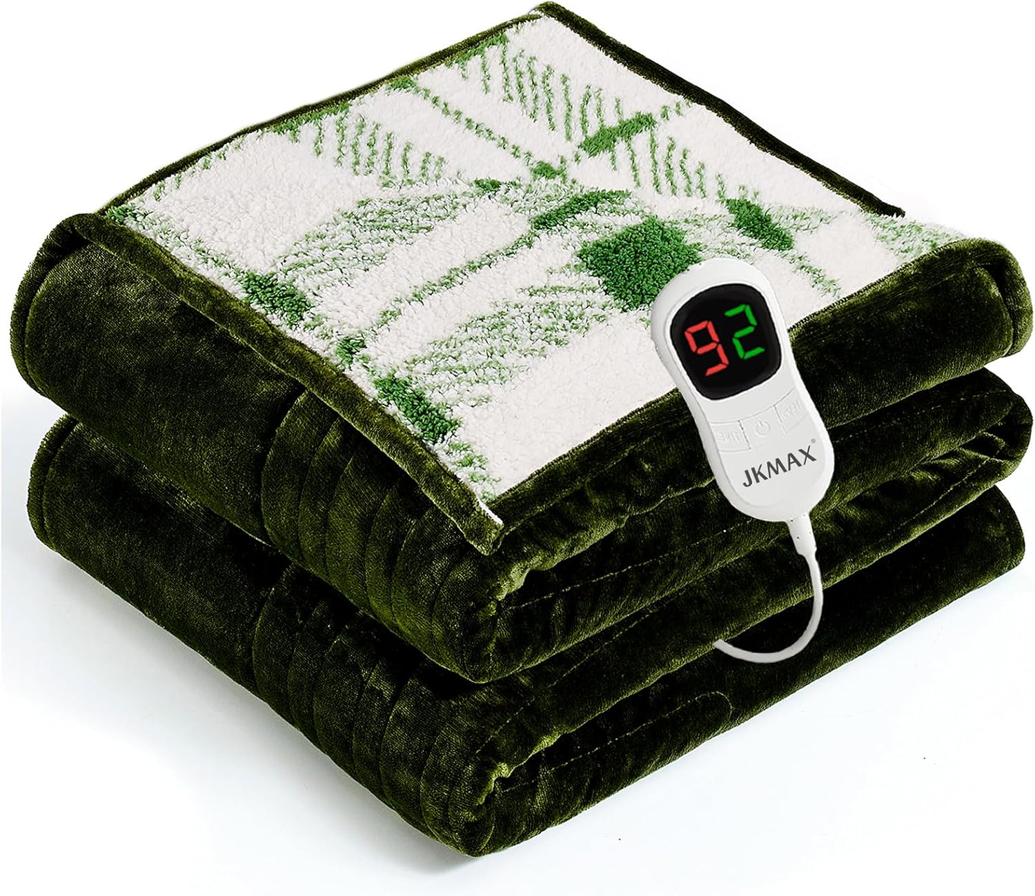 Heated Electric Blanket Twin Size - Flannel Heating Blanket