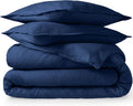 Flannel Duvet Cover Set - Queen Size - Soft Cotton Comfort