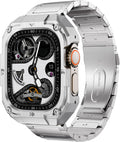 Stainless Steel 49mm Apple Watch Band with Case for Men - Metal iWatch