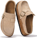Project Cloud Genuine Leather Moccasin Clogs for Women (Style 6Y1Q)