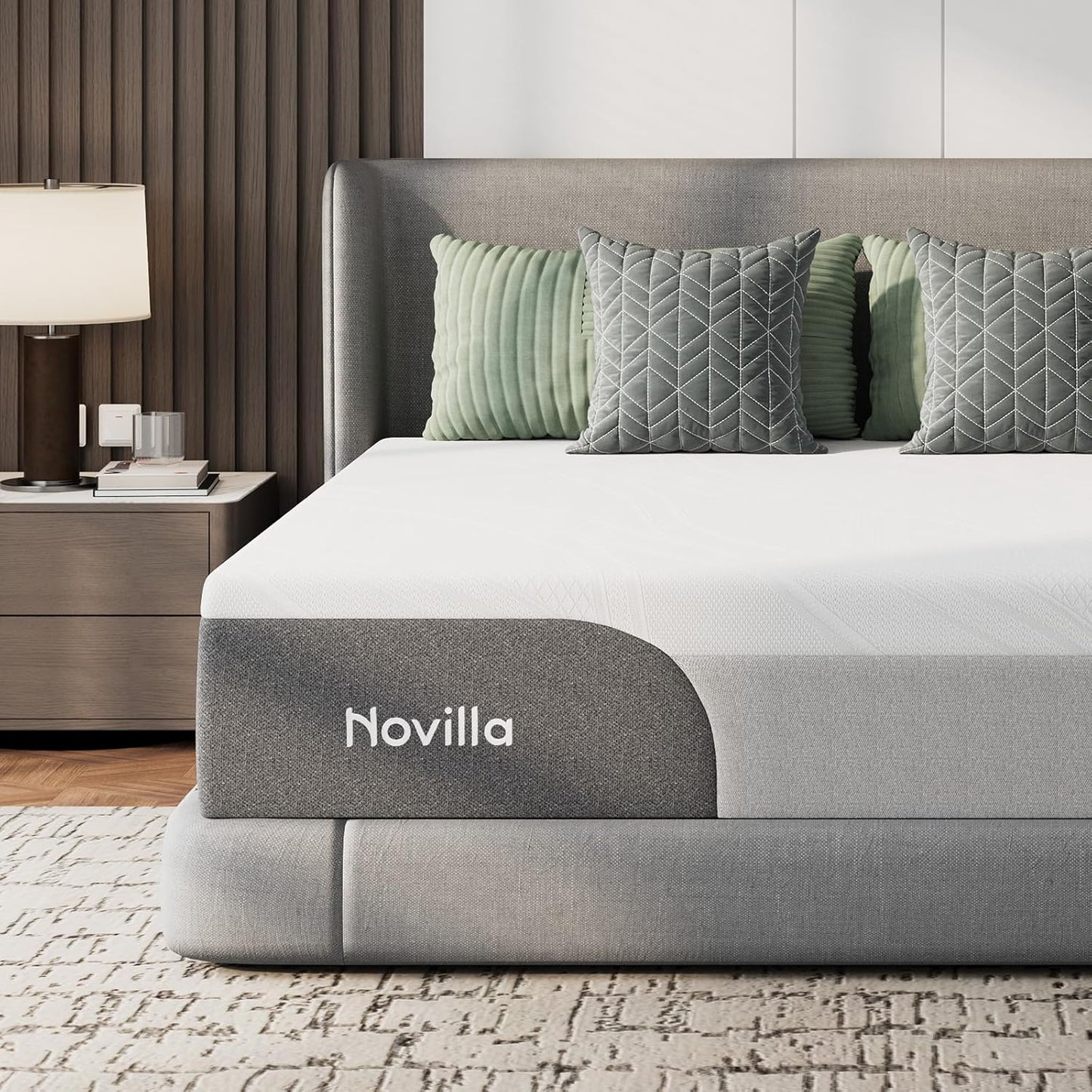 Novilla 12 Inch Twin Mattress for Kids with Gel Memory Foam