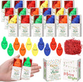 Wettarn 60 Sets Christmas Light Bulb Stress Balls with Gift Boxes