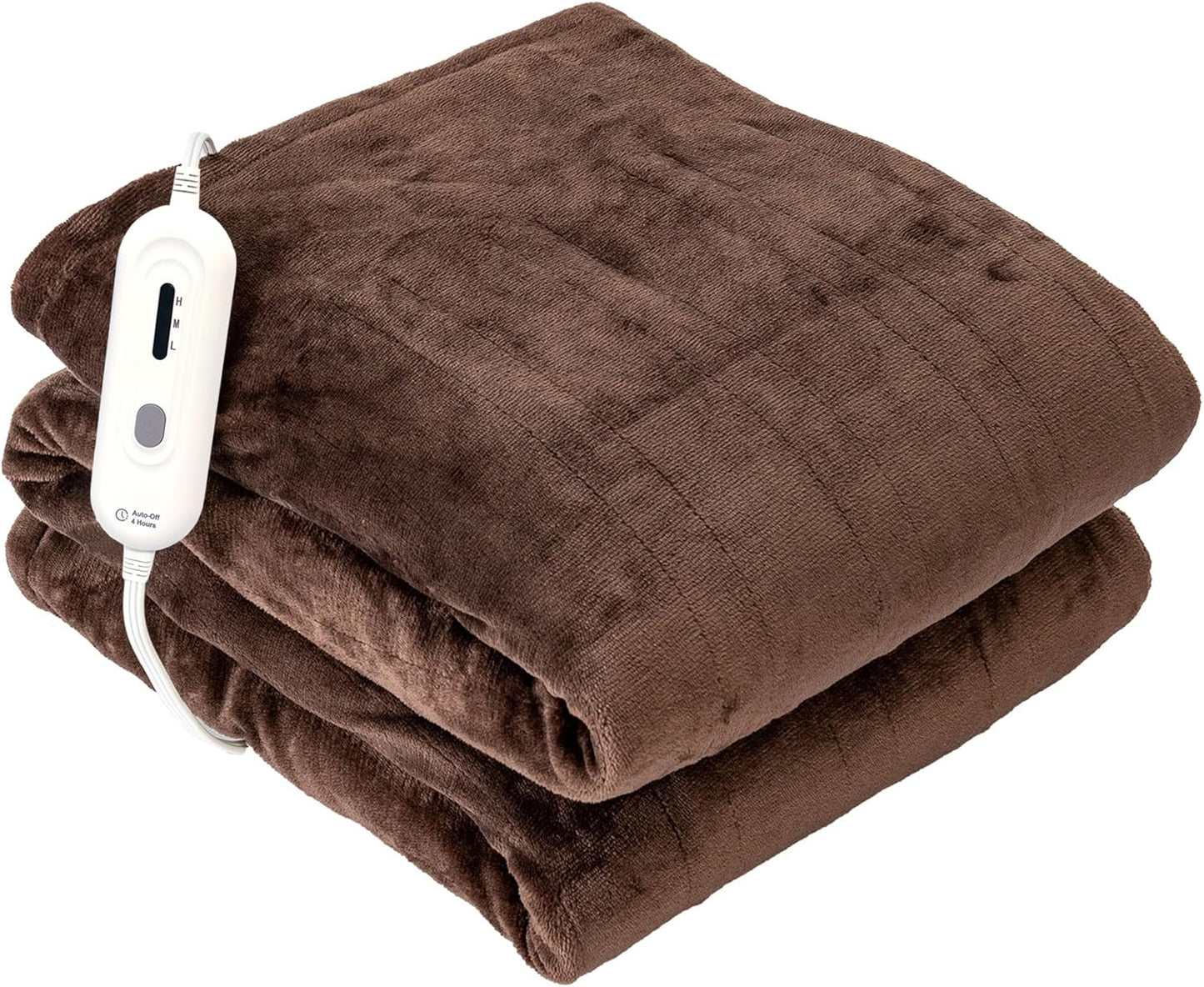 Tefici Electric Heated Blanket Throw for Cozy Warmth and Comfort