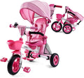 JMMD Baby Tricycle 7-in-1 Folding Kids Trike - Versatile Toddler