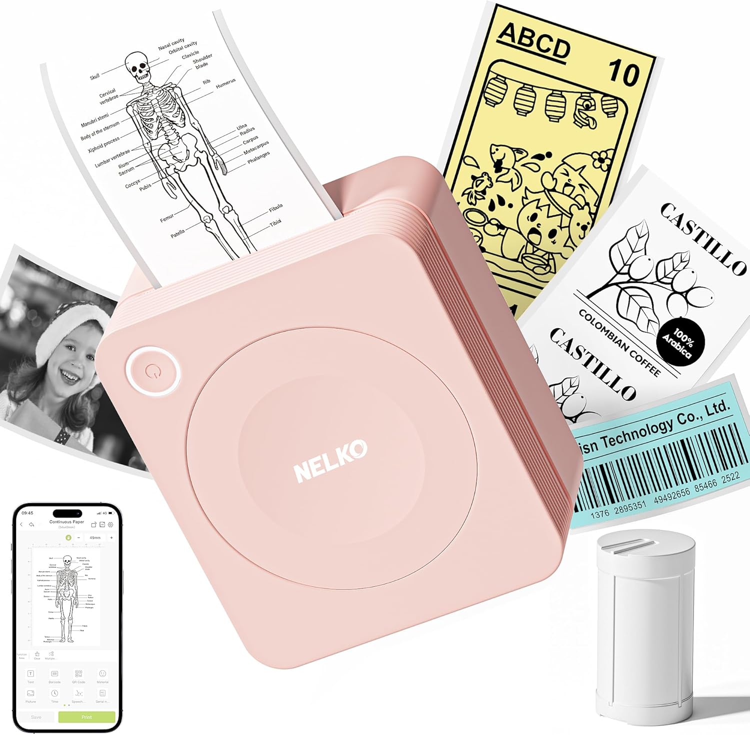 Portable Bluetooth Sticker Printer - Create Anywhere!
