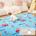 Baby Play Mat 79in x 71in x 0.6in - Extra Large Reversible Play Mat