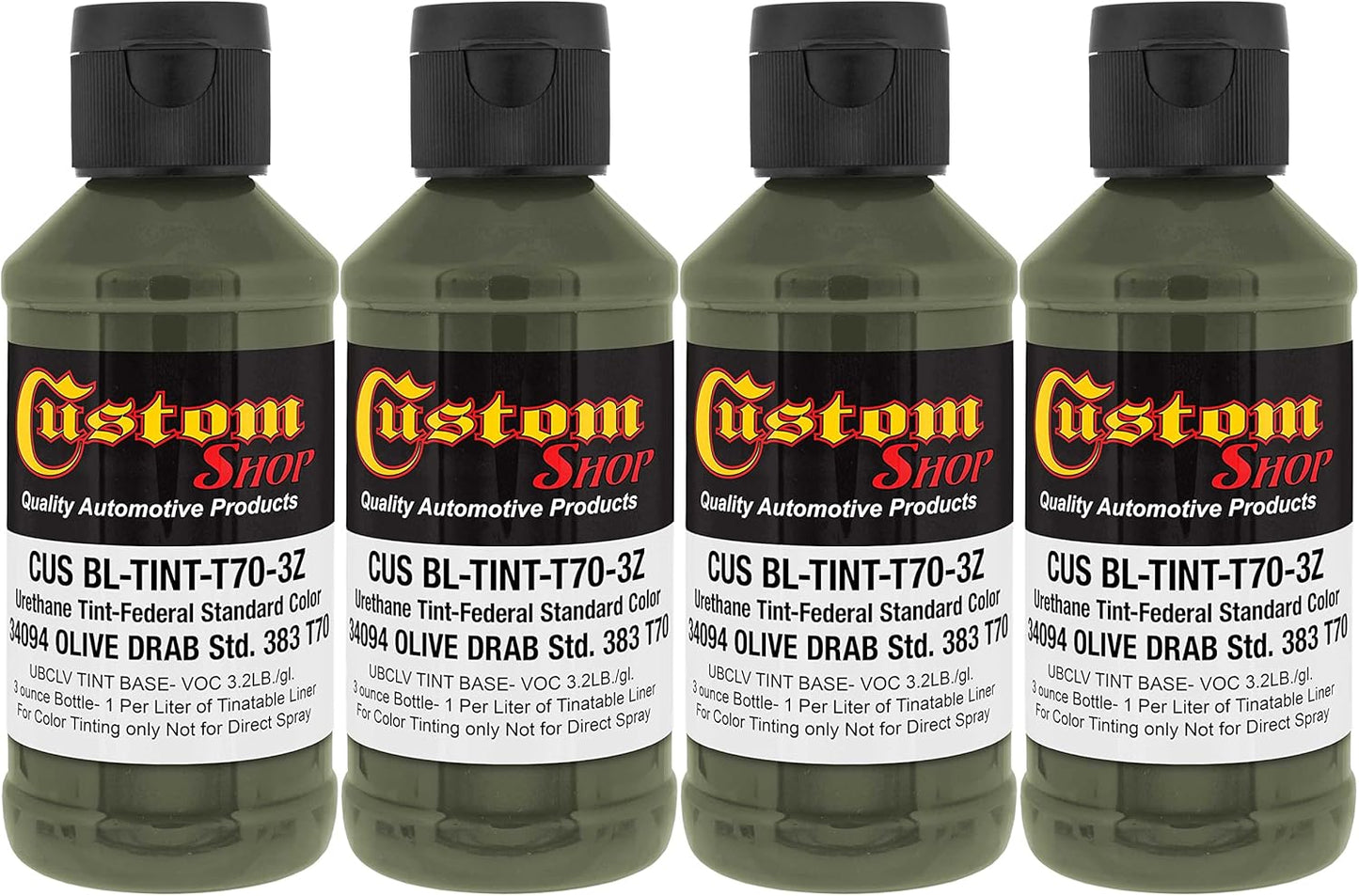 Custom Coat Camouflage Series Urethane Tint Concentrate Pack of 4