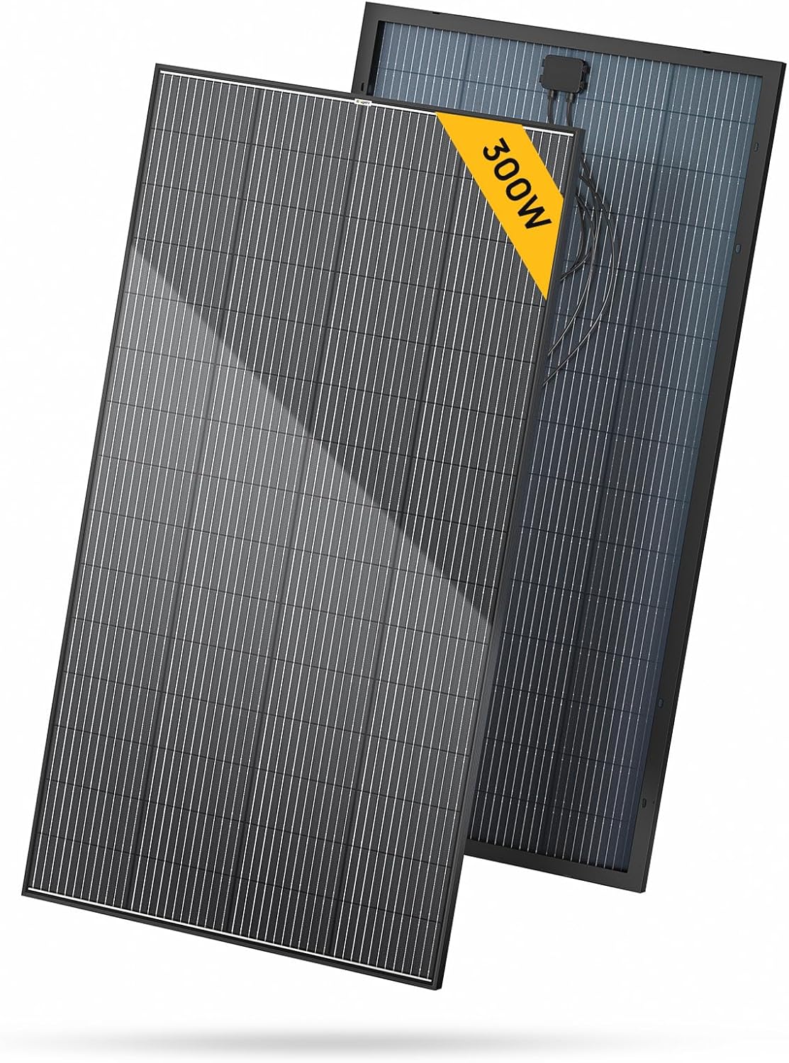 BougeRV Bifacial 300W Solar Panel for RVs and Off-Grid Use