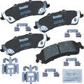 Bendix Priority1 CFC792HD Ceramic Rear Brake Pads - Quiet, OE Fit