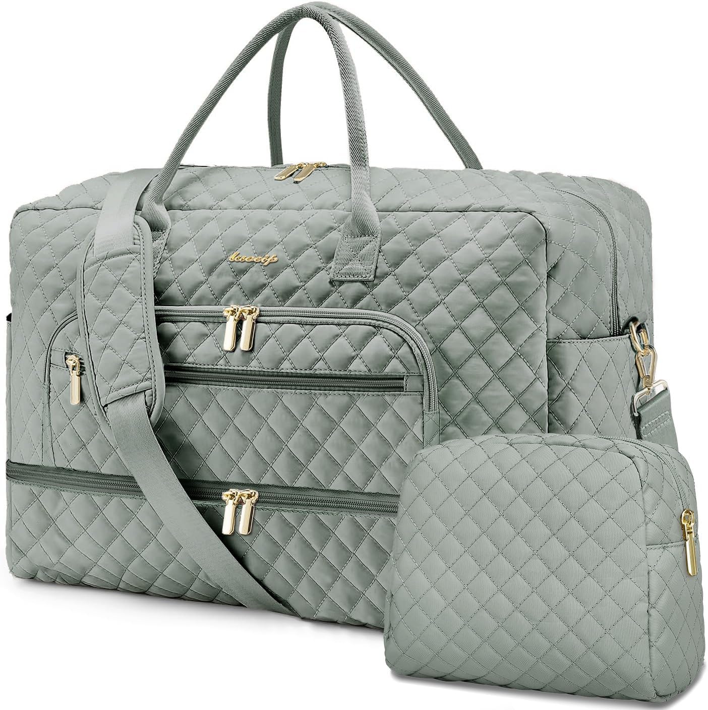 Large Women Travel Duffle Bag for Weekend Trips and Gym