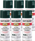 Rust-Oleum Stops Rust Spray Paint 6 Pack - Gloss Dark Hunter Green