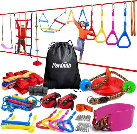 Ninja Warrior Obstacle Course for Kids - Fun Playground Fitness