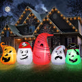 8FT Long Pirate Ghosts Inflatable Halloween Decoration - Color RGB