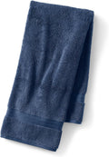 Lands' End Supima Towel Deep Sea Navy Bath Sheet - Plush, Long-Lasting