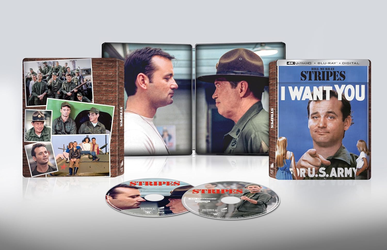 Stripes UHD/BD Combo + Digital + Steelbook by Bill Murray
