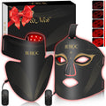 Red Light Therapy Mask Set for Face and Neck - Portable LED