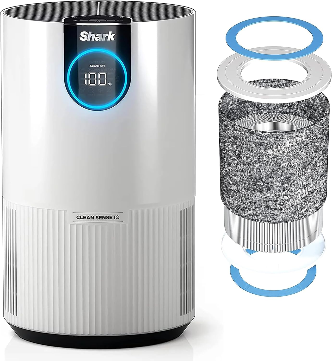 Shark HP102 Air Purifier with Nanoseal HEPA for Clean Air