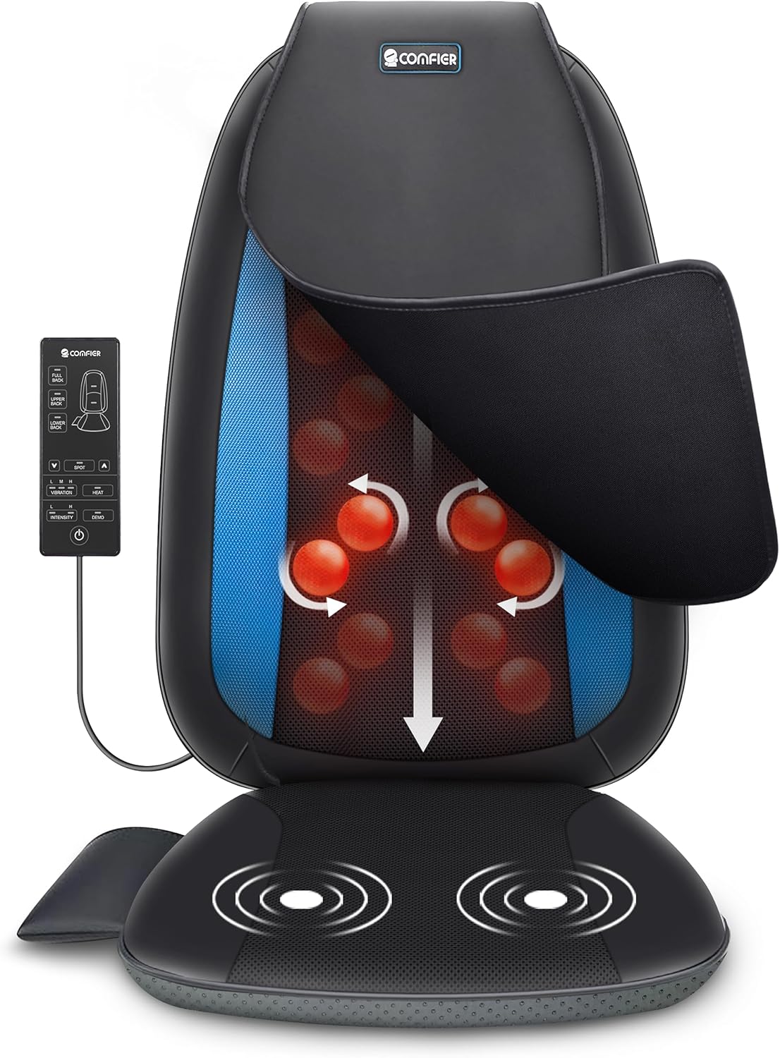 Shiatsu Back Massager with Heat for Ultimate Pain Relief