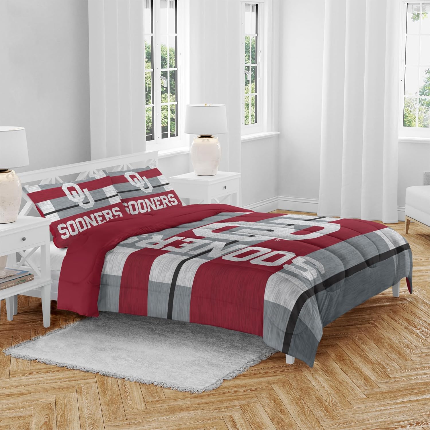 Pegasus Sports NCAA Block Logo 3 Piece Queen Bed Set Review