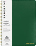 Undated Daily Planner & To Do List Notepad (Dark Green) - 8.5 in x 11