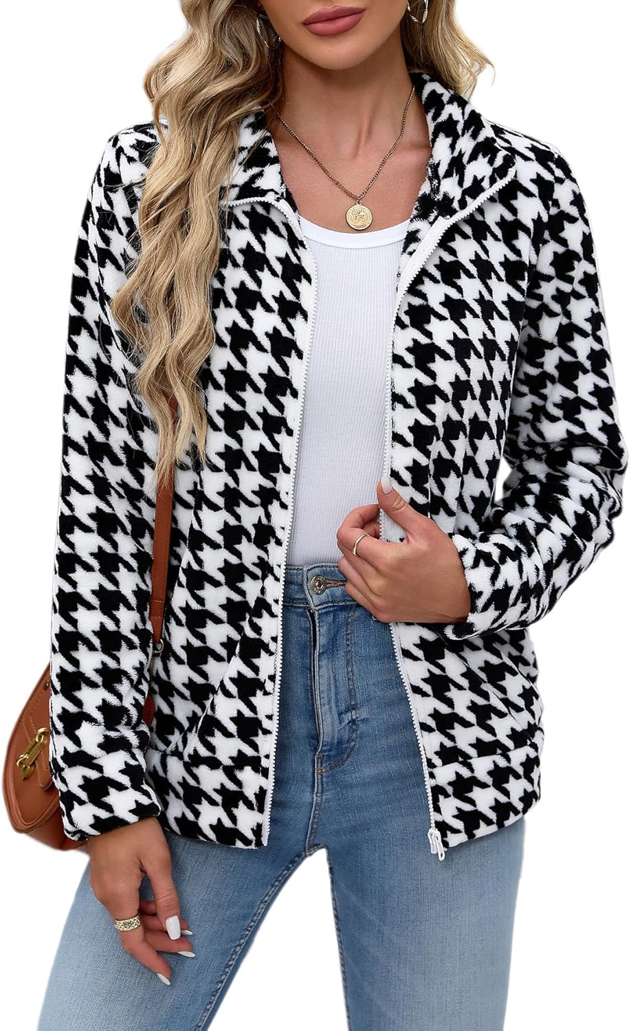 Soft Warm Fleece Jacket for Women - Cozy Full Zip Design