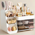 HBlife Makeup Organizer with Brush Holder - Large Countertop Storage
