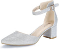 IDIFU Women's IN2 Pedazo Dress Pumps Low 2in Block Heels - Comfortable