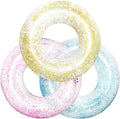 Polita Pool Float Sparkling Confetti Tube - 32in Inflatable Swim Ring