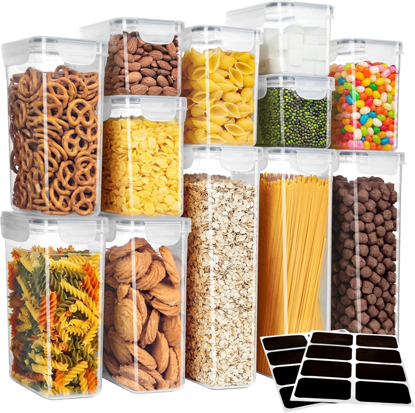 MR.SIGA Airtight Food Storage Container Set for Kitchen Organization