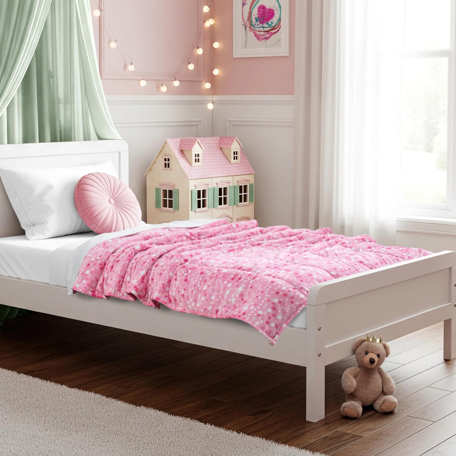 Bare Home Weighted Blanket for Soothing Sleep Comfort 40x60
